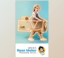 Download Neon Maker Photoshop Action – GraphicRiver 29732242 (ABR , ASL , ATN)