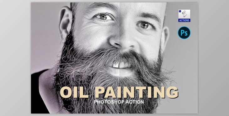 Download Oil painting | PSD action CreativeMarket-5725154 (JPG, ATN)
