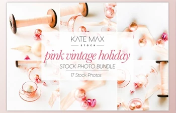 Download Pink Vintage Holiday Stock Photo Bun <span class='badge badge-warning'>CreativeMarket-5627260</span> (JPG)