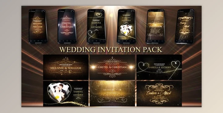 Download Wedding Invitation Pack (Videohive 23825150) - AE Project