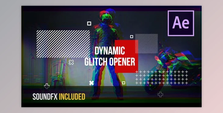 Download Dynamic Glitch Opener | After Effects (Videohive 22112427) - AE Project