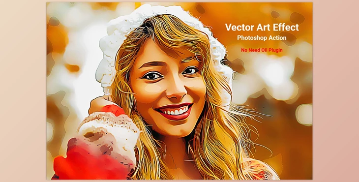 Download Vector Art Effect Photoshop Action CreativeMarket-5106475 (ATN)