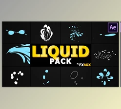 Abstract Liquid Elements | After Effects Videohive 28318344