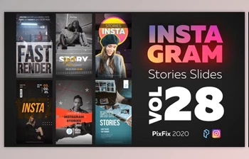 Download Instagram Stories Slides <span class='badge badge-warning'>Vol</span>. 28 (Videohive 29971943) - AE Project