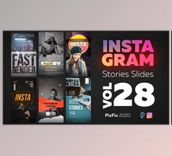 Download Instagram Stories Slides Vol. 28 (Videohive 29971943) - AE Project
