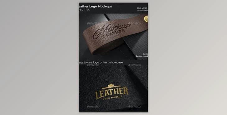 Download Leather Logo Mockups GraphicRiver-29703619 (PSD , JPG)