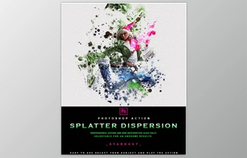 Download <span class='badge badge-warning'>Splatter</span> Dispersion – Photoshop Action GraphicRiver-29859938 (ATN)