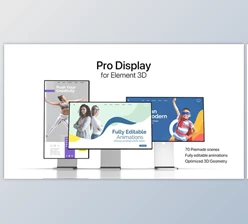 Download Pro Display for Element 3D (Videohive 26054690) - AE Project