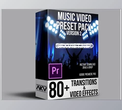 Download Music Video Preset Pack V2 + Transition  for Premiere
