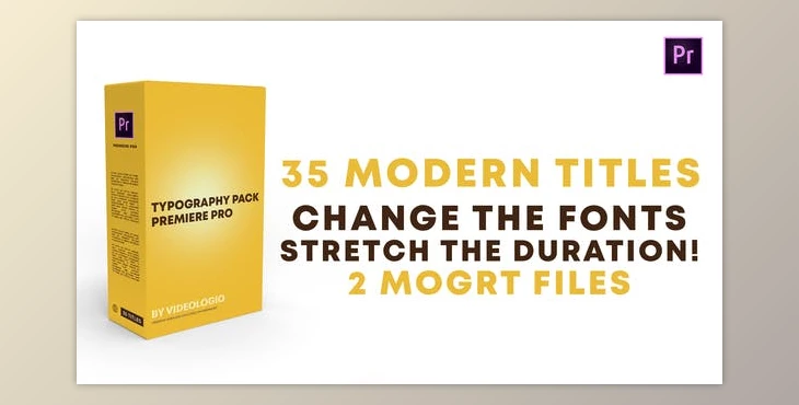 Download Typography Pack - Premiere Pro (Videohive 29948373) - PR Project