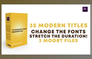 Download Typography Pack - Premiere Pro (<span class='badge badge-warning'>Videohive</span> 29948373) - PR <span class='badge badge-warning'>Project</span>