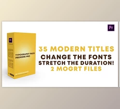 Download Typography Pack - Premiere Pro (Videohive 29948373) - PR Project
