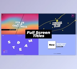 Download Full Screen Titles (Videohive 29794955) - PR Project