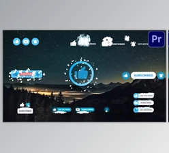 Download Social Media Snow Subscribers | Premiere Pro MOGRT (Videohive 29436957) - PR Project