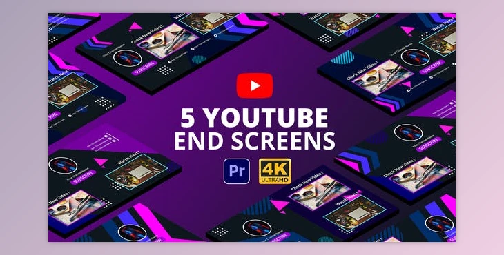 Download YouTube End Screens Vol.4 | Premiere Pro MOGRT (Videohive 29415913) - PR Project