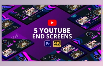 Download YouTube End <span class='badge badge-warning'>Screens</span> Vol.4 | Premiere Pro MOGRT (Videohive 29415913) - PR Project