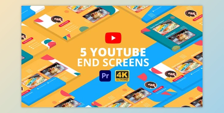 Download YouTube End Screens Vol.3 | Premiere Pro MOGRT (Videohive 29415274) - PR Project
