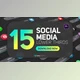 Download Dark Glossy Social Media Lower Thirds (Videohive 29786822) - PR Project