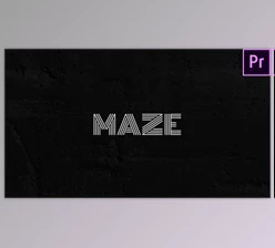 Download Maze - Animated Typeface for Premiere (Videohive 29599001)