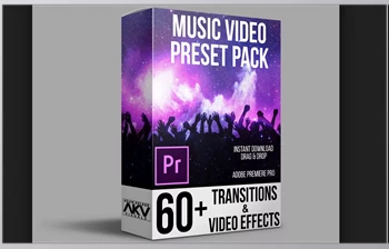 Download AKV Studios Music Video Preset Pack + Transition Vol.1 for Premiere