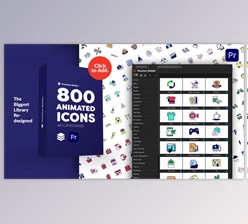 Download PremiumBuilder Animated Icons | Premiere Pro Extension (Videohive 29634161)