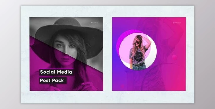 Download Instagram media posts pack v.1 (Videohive 27090126) - AE Project
