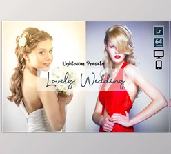 Download 64 Lovely Wedding Lightroom Preset CreativeMarket-5758108 (DNG, XMP)