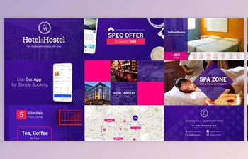 Download Hotel & <span class='badge badge-warning'>Hostel</span> Promo (Videohive 16727733) - AE Project
