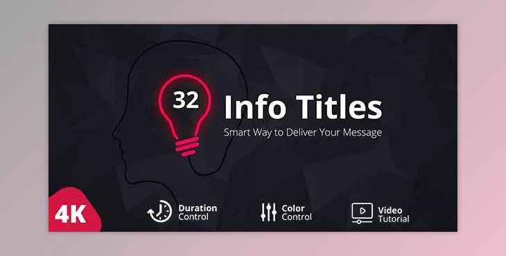 Download Info Titles Pack (Videohive 16458376) - AE Project