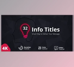 Download Info Titles Pack (Videohive 16458376) - AE Project
