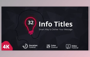 Download Info Titles <span class='badge badge-warning'>Pack</span> (<span class='badge badge-warning'>Videohive</span> 16458376) - AE Project