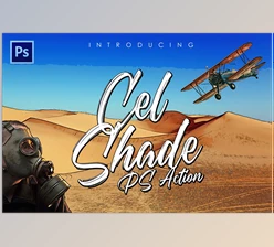 Download Cel-Shading Photoshop Action CreativeMarket-5658779 (ATN)
