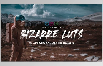 Download Triune Digital – Bizarre LUTs (	.CUBE, .3DL, .XMP, . <span class='badge badge-warning'>LOOK</span>, .VLT, and .COSTYLE)