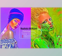 Download Realistic Oil Paint Photoshop Action CreativeMarket-5755653 (ATN)