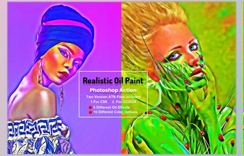 Download <span class='badge badge-warning'>Realistic</span> Oil Paint Photoshop Action CreativeMarket-5755653 (ATN)