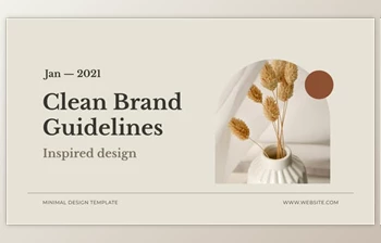 Download <span class='badge badge-warning'>Clean</span> Brand Guidelines (Videohive 30089681) - AE Project
