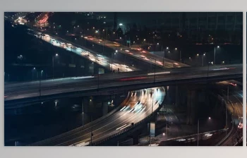 Download The Expressway’s Traffic at Night in the Korean <span class='badge badge-warning'>Capital</span> (Videohive 23229318)