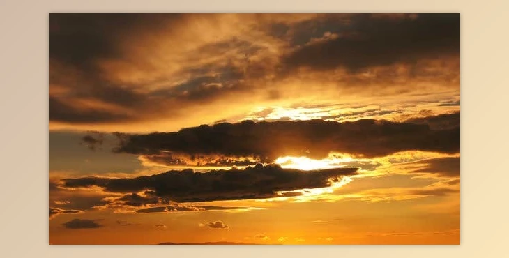 Download Dark Smooth Clouds In Orange Sunset (Videohive 23819288)