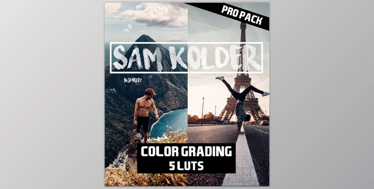 SAM KOLDER (kold) // Pro Color Grading – Lut Pack (5 luts)