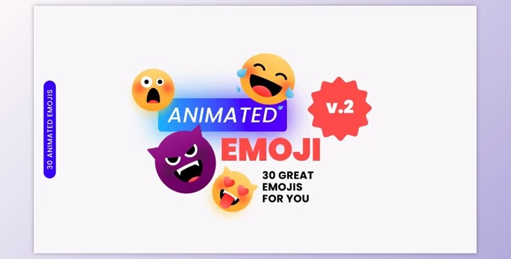 Download Animated Emoji V2 (Motionarray 843551) - AE Project