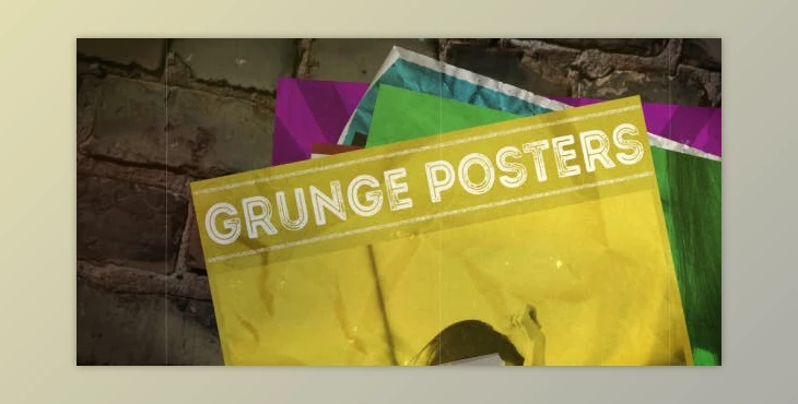 Download Grunge Posters (Videohive 19399978) - AE Project