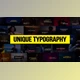 Download Unique Typography (Videohive 21763187) - PR Project