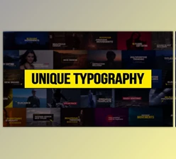 Download Unique Typography (Videohive 21763187) - PR Project