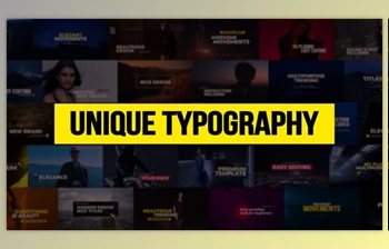Download Unique Typography (<span class='badge badge-warning'>Videohive</span> 21763187) - PR <span class='badge badge-warning'>Project</span>