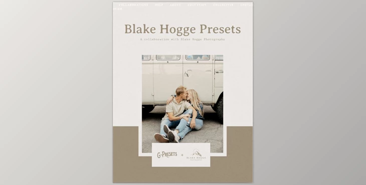 Download Gpresets – Blake Hogge Presets (XMP)