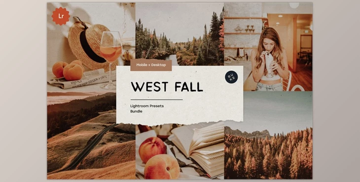 Download West Fall – 5 Lightroom Presets Pack CreativeMarket-5483755 (XMP, DNG)