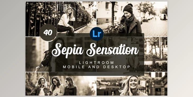 Download Sepia Sensation Mobile PRESETS CreativeMarket-5736435 (Lrtemplate, DNG)