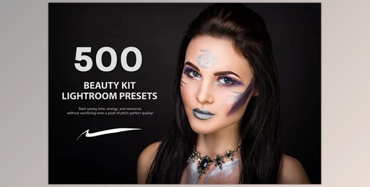 Download 500 Beauty Kit Lightroom Presets CreativeMarket-5787001 (XMP)
