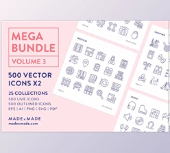 Line Icons – Mega Bundle Vol 3 (CreativeMarket-1393421)
