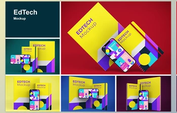 Download EdTech Mockup <span class='badge badge-warning'>CreativeMarket-5786717</span> (PSD)